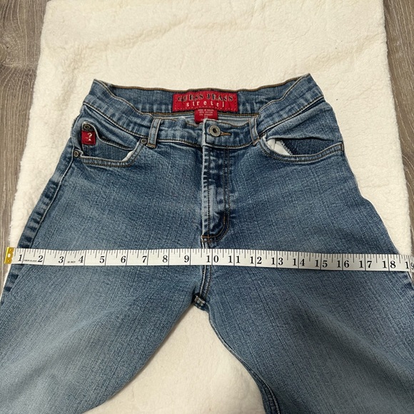 Guess  Vintage Womens Straight Slim Straight Size 28 Inseam 31”inch  Y2K Jeans - Picture 8 of 9